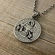 JFK & MONROE CUTCOIN PENDANT 50￠ GN 
