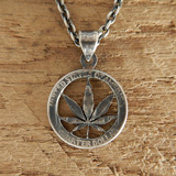 MARIJUANA CUTCOIN PENDANT 25￠ 
