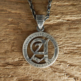 OLD ENGLISH -A- CUTCOIN PENDANT 25￠