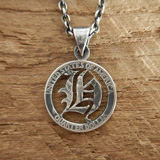 OLD ENGLISH -H- CUTCOIN PENDANT 25￠ 
