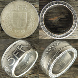 スイス5フラン コインリング B