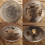 アイゼンハワーダラーカットコンチョB