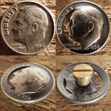 ルーズベルトダイムカットコンチョB