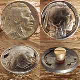 インディアンヘッドニッケルカットコンチョA