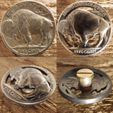 バファローニッケルカットコンチョB