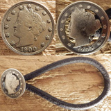 リバティヘッドニッケルカットコンチョヘアゴムA