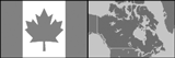Canada Flag&Map